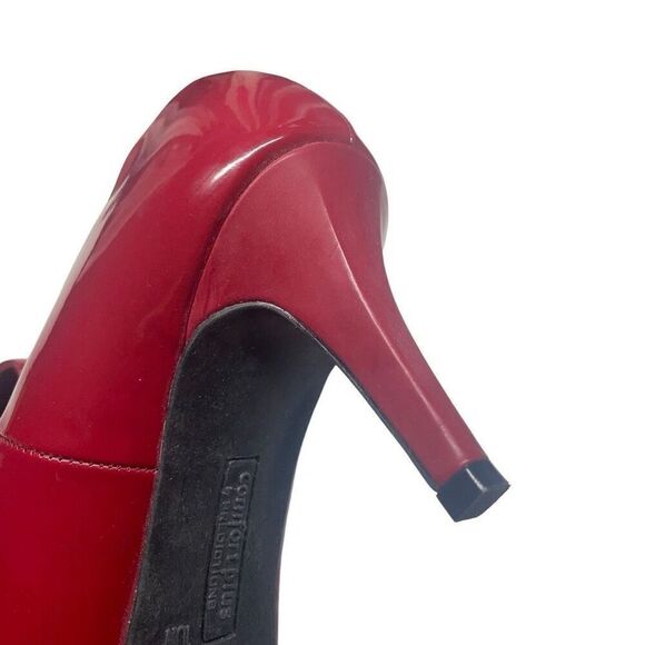 Comfort Plus Predictions Cherry Red High Heel Pumps - Wide - Picture 7 of 9